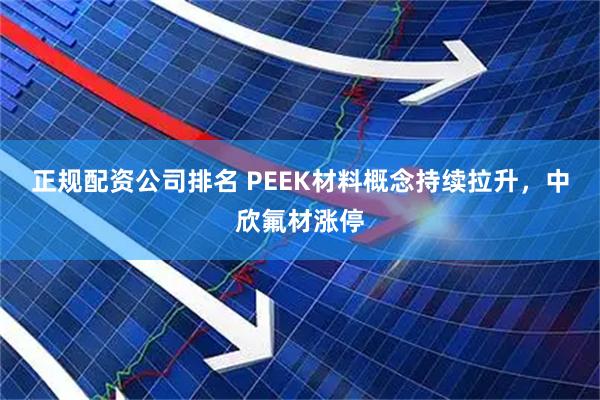正规配资公司排名 PEEK材料概念持续拉升，中欣氟材涨停